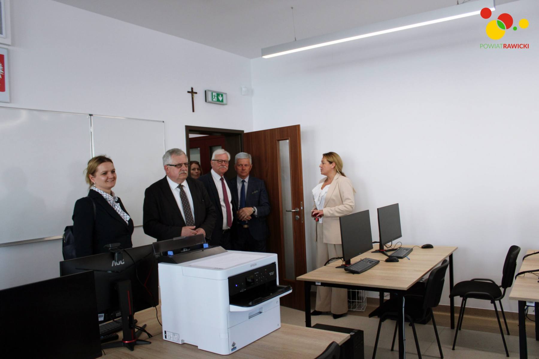 Wizyta podkomisji ds. wykorzystania środków europejskich w Zespole Szkół Zawodowych w Rawiczu