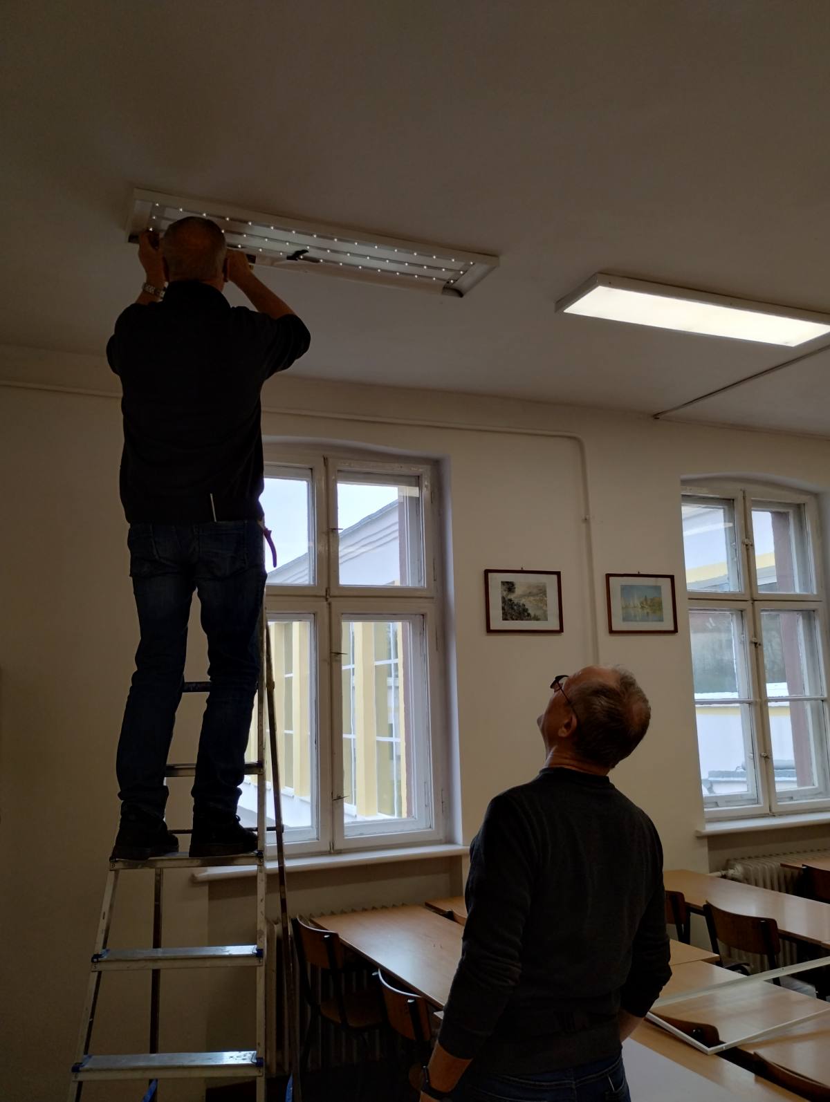 Remonty i naprawy w szkole podczas ferii zimowych ZSZ Rawicz 2024