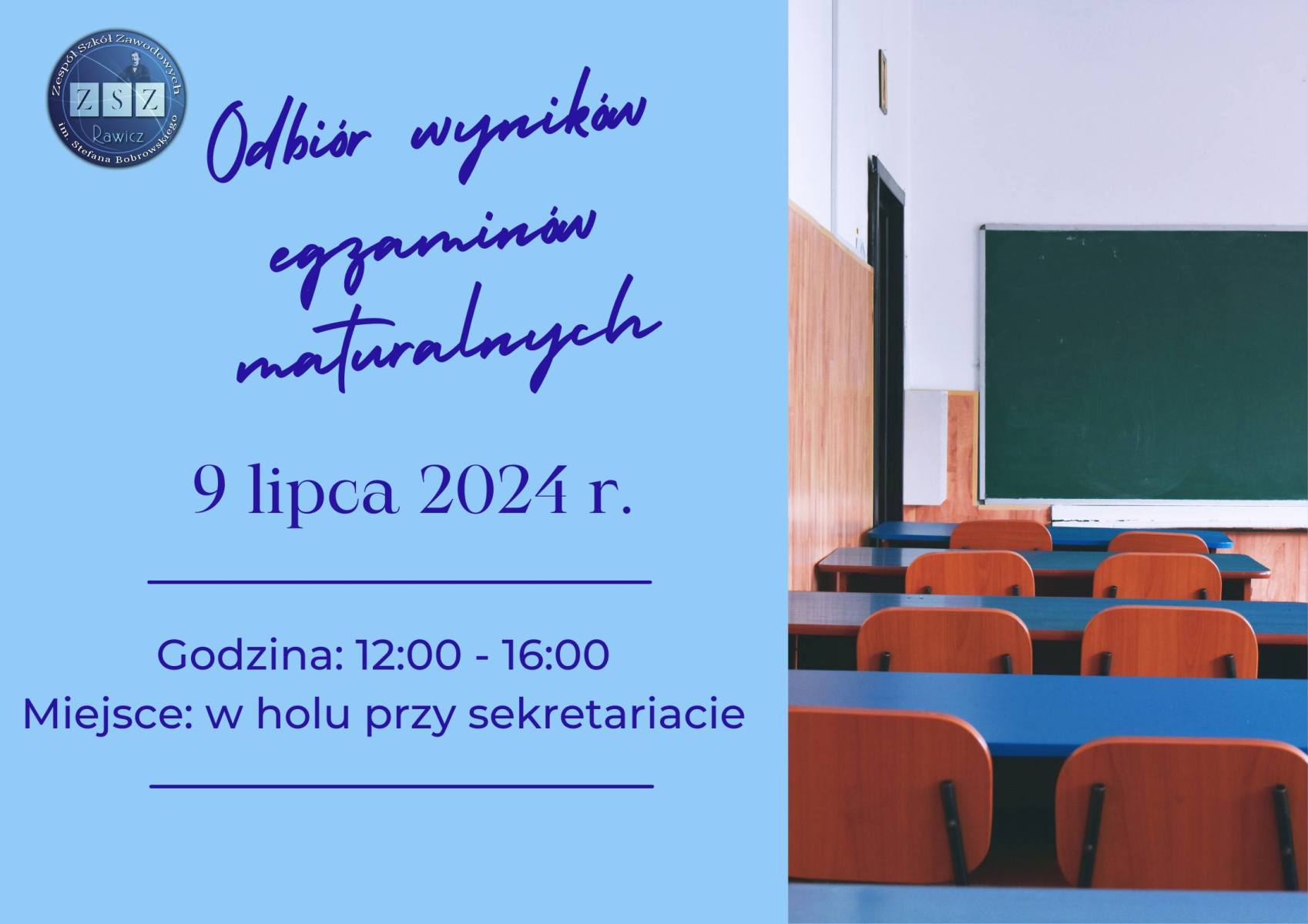Wydawanie wyników matur - 2024
