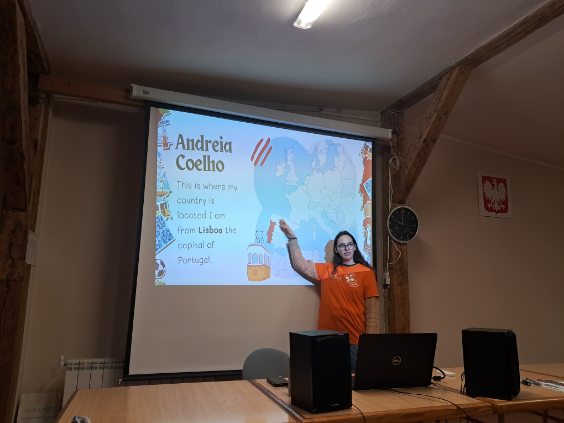 Andreia Coelho z Portugalii podczas spotkania