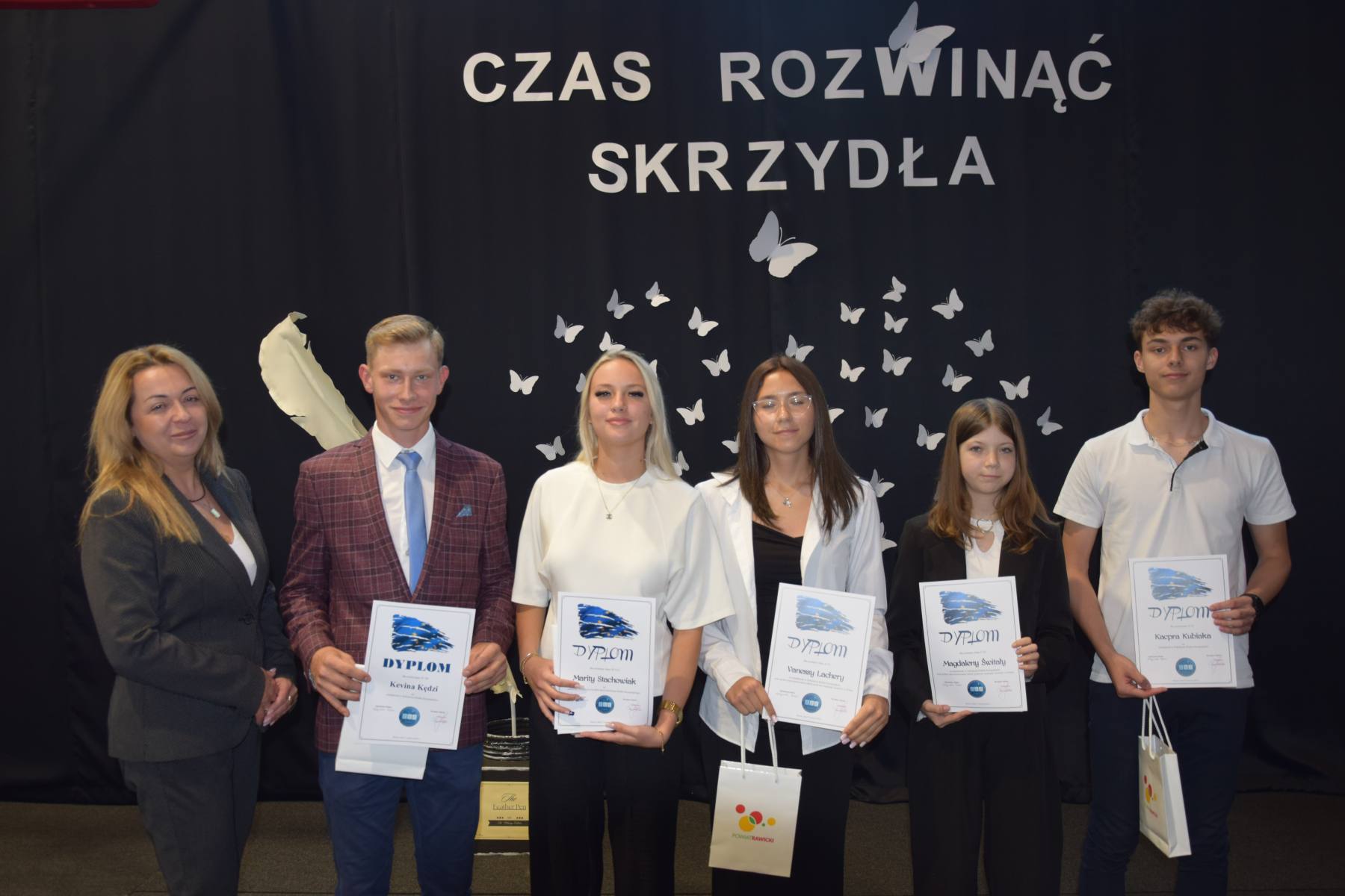 Gratulacje i podziękowania za aktywność uczniowską - ZSZ Rawicz 2025