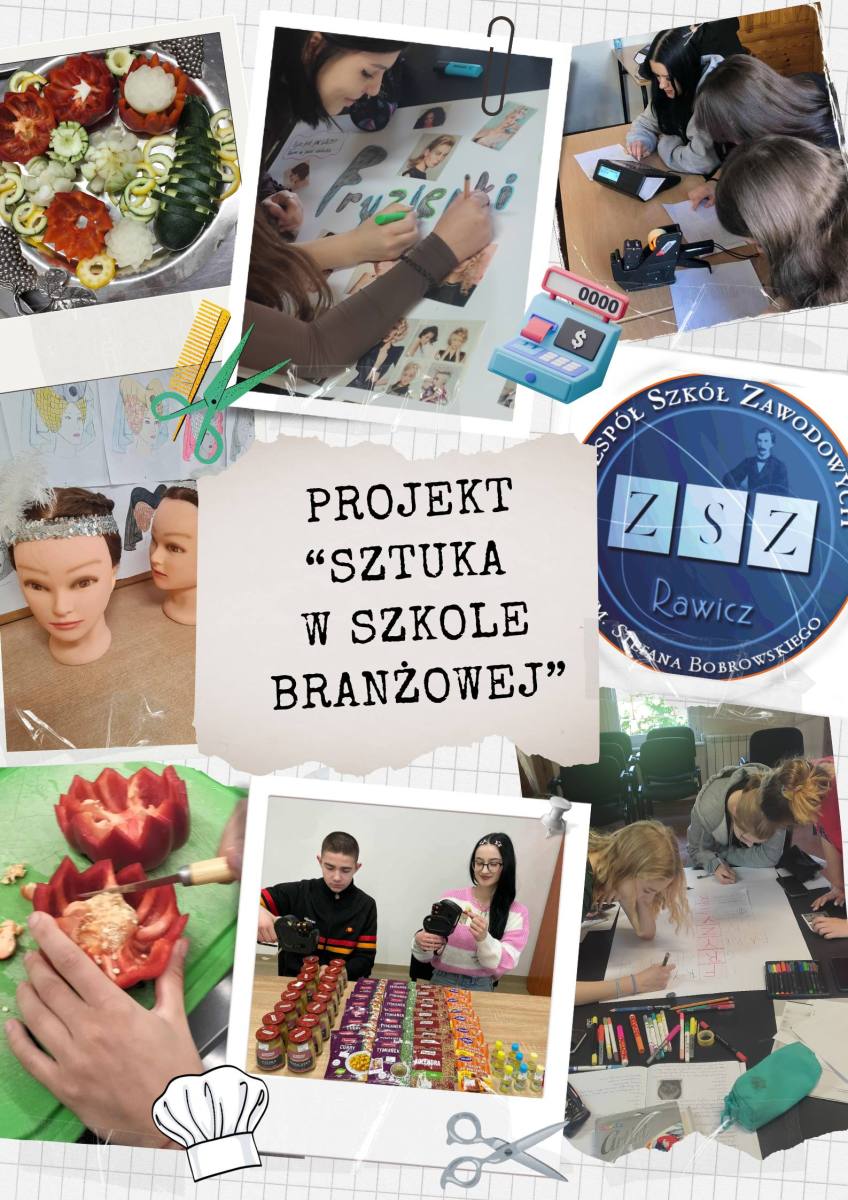 logo w ramach projektu „Sztuka w szkole branżowej”.