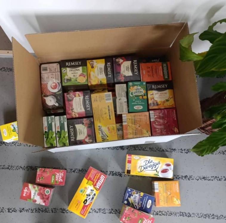 zbiórka z akcji „Herbata z sercem”