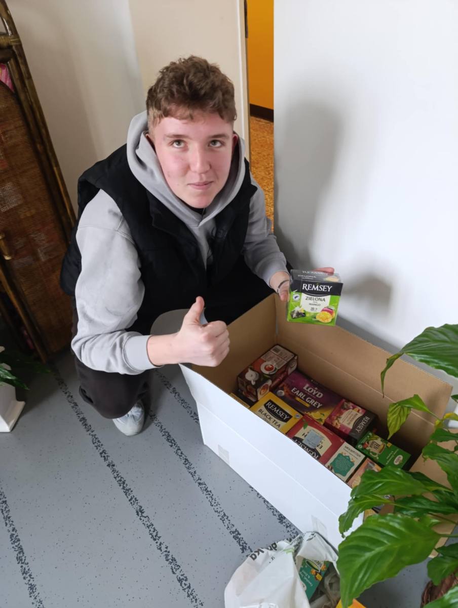 zbiórka z akcji „Herbata z sercem”