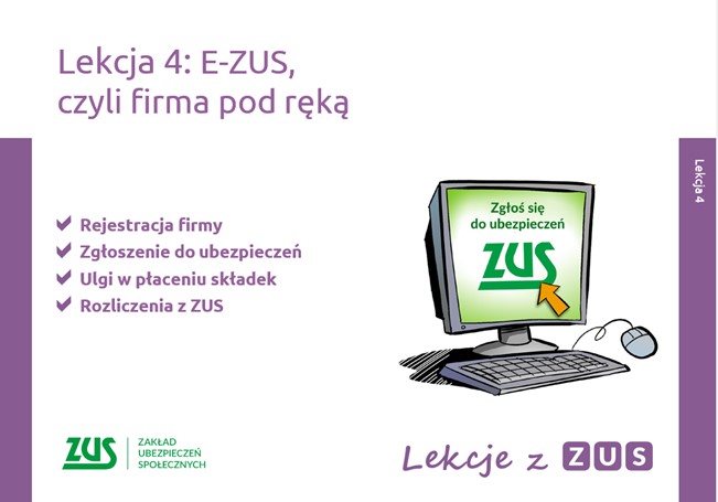 Lekcje z ZUS - zrzut ekranu