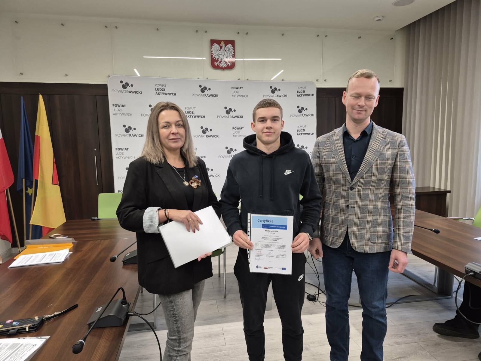 Działania upowszechniające projekt „Staże zawodowe – nowe otwarcie”