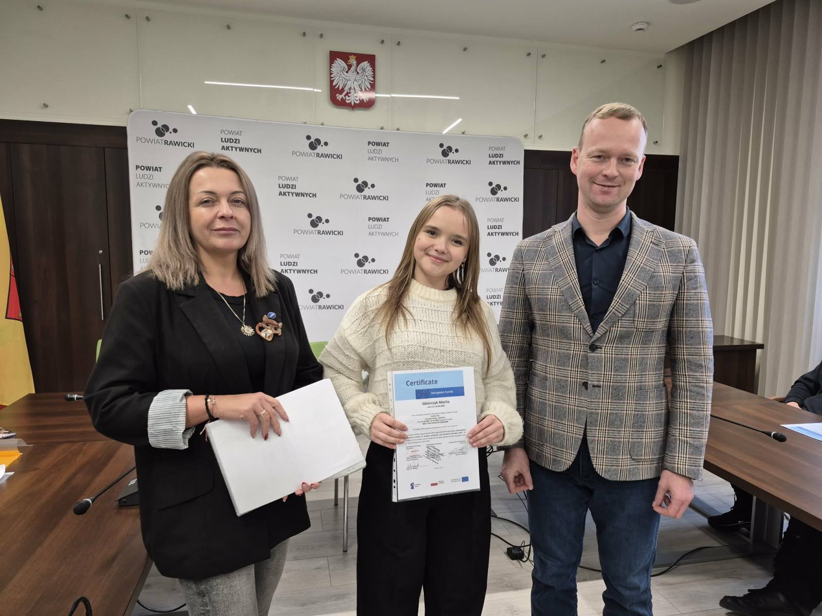 Działania upowszechniające projekt „Staże zawodowe – nowe otwarcie”