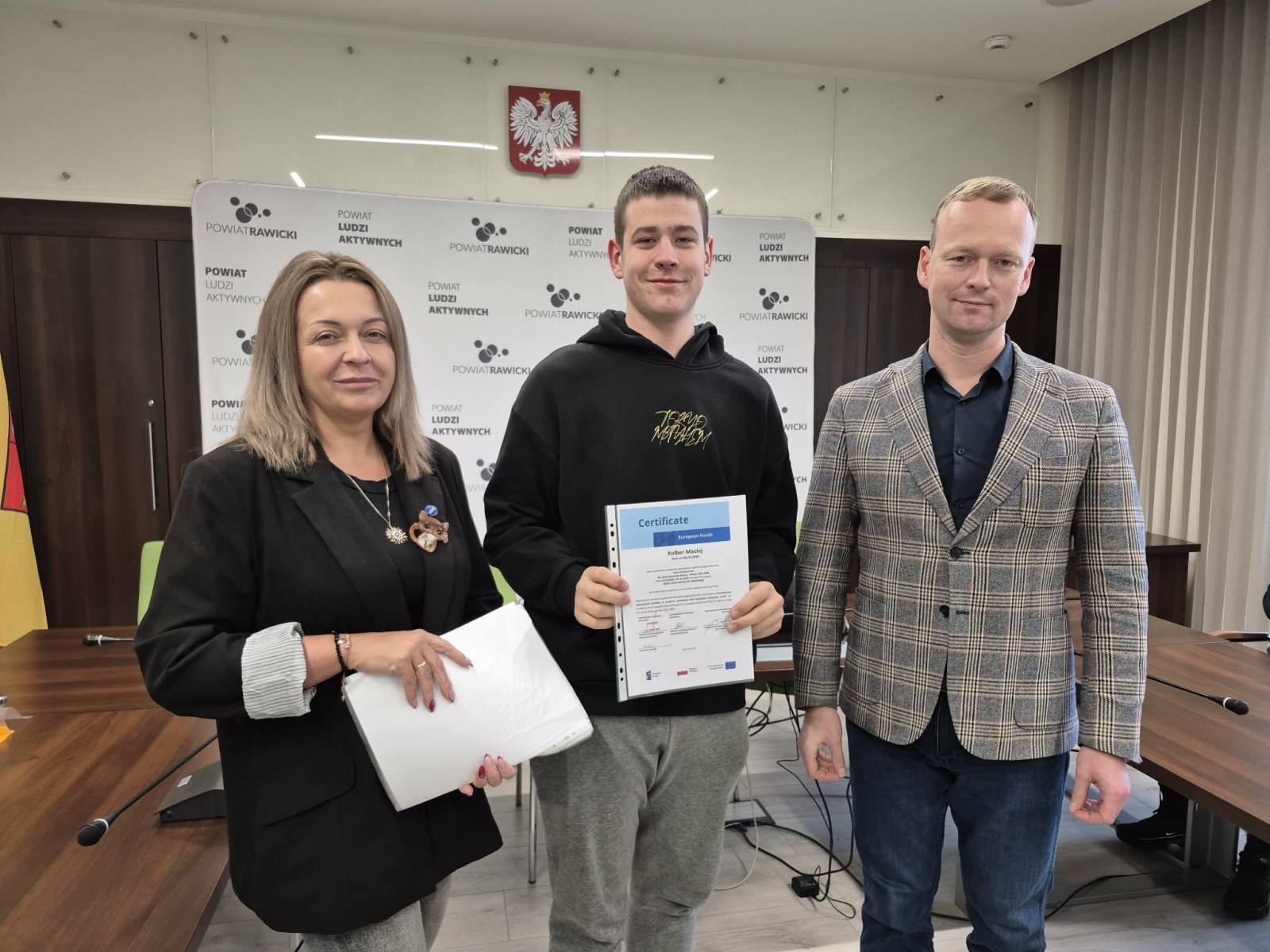 Działania upowszechniające projekt „Staże zawodowe – nowe otwarcie”