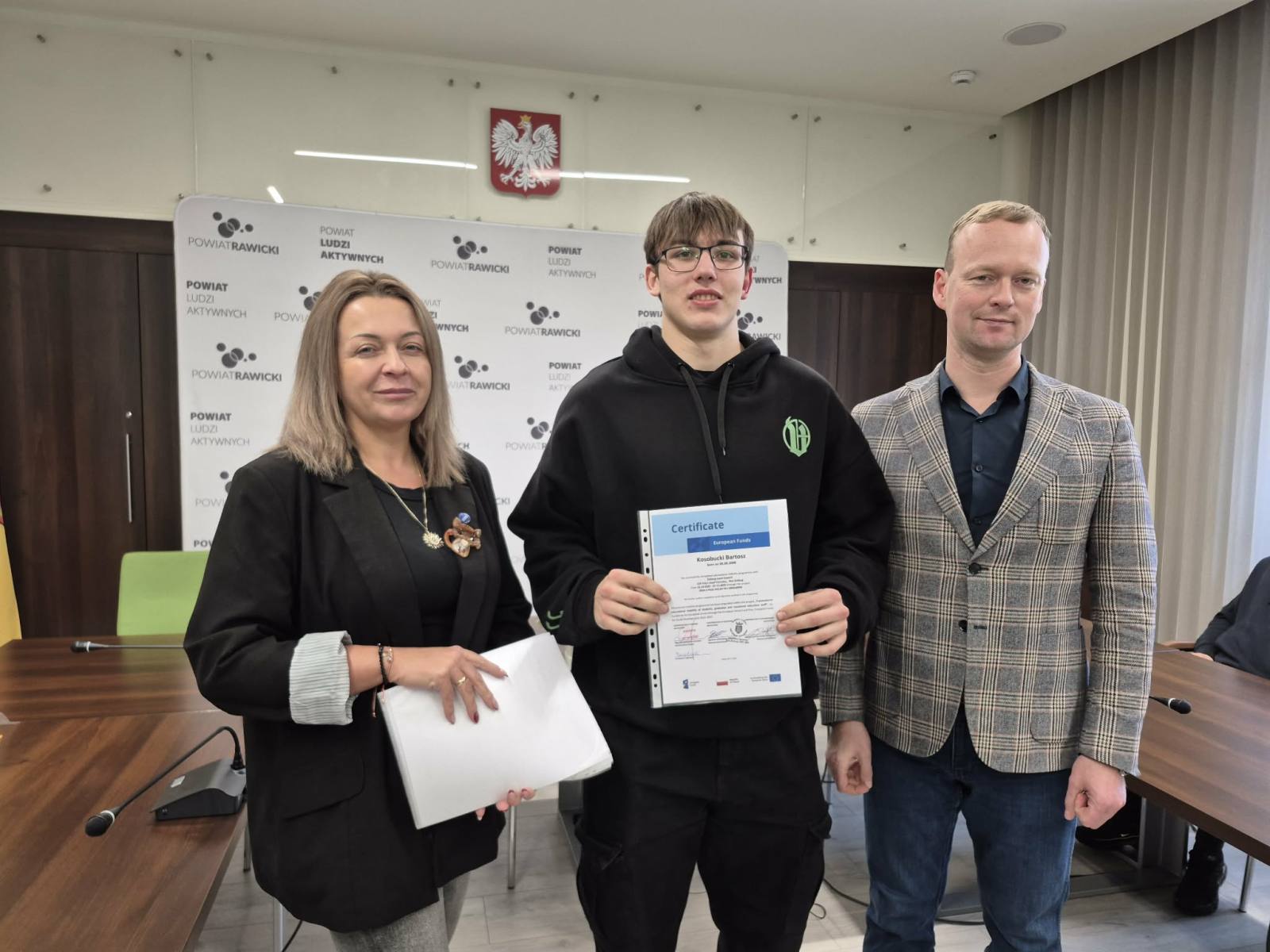 Działania upowszechniające projekt „Staże zawodowe – nowe otwarcie”