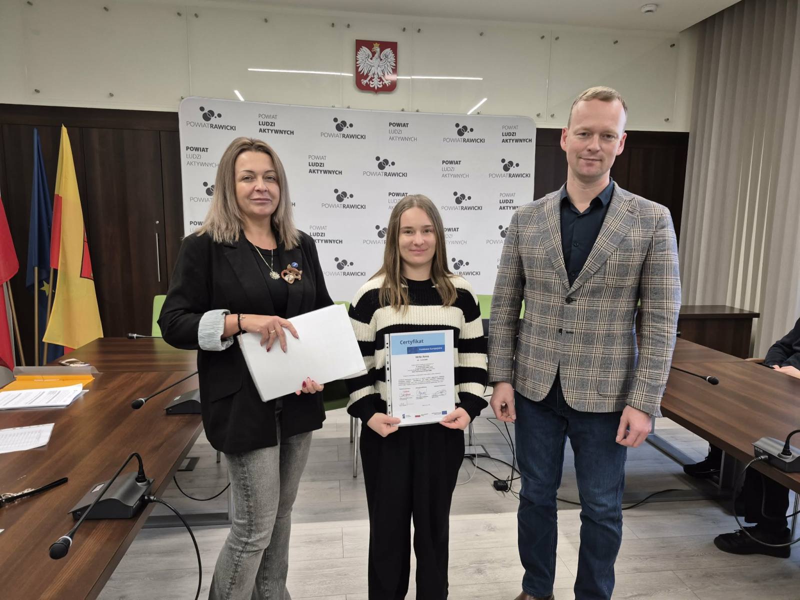 Działania upowszechniające projekt „Staże zawodowe – nowe otwarcie”