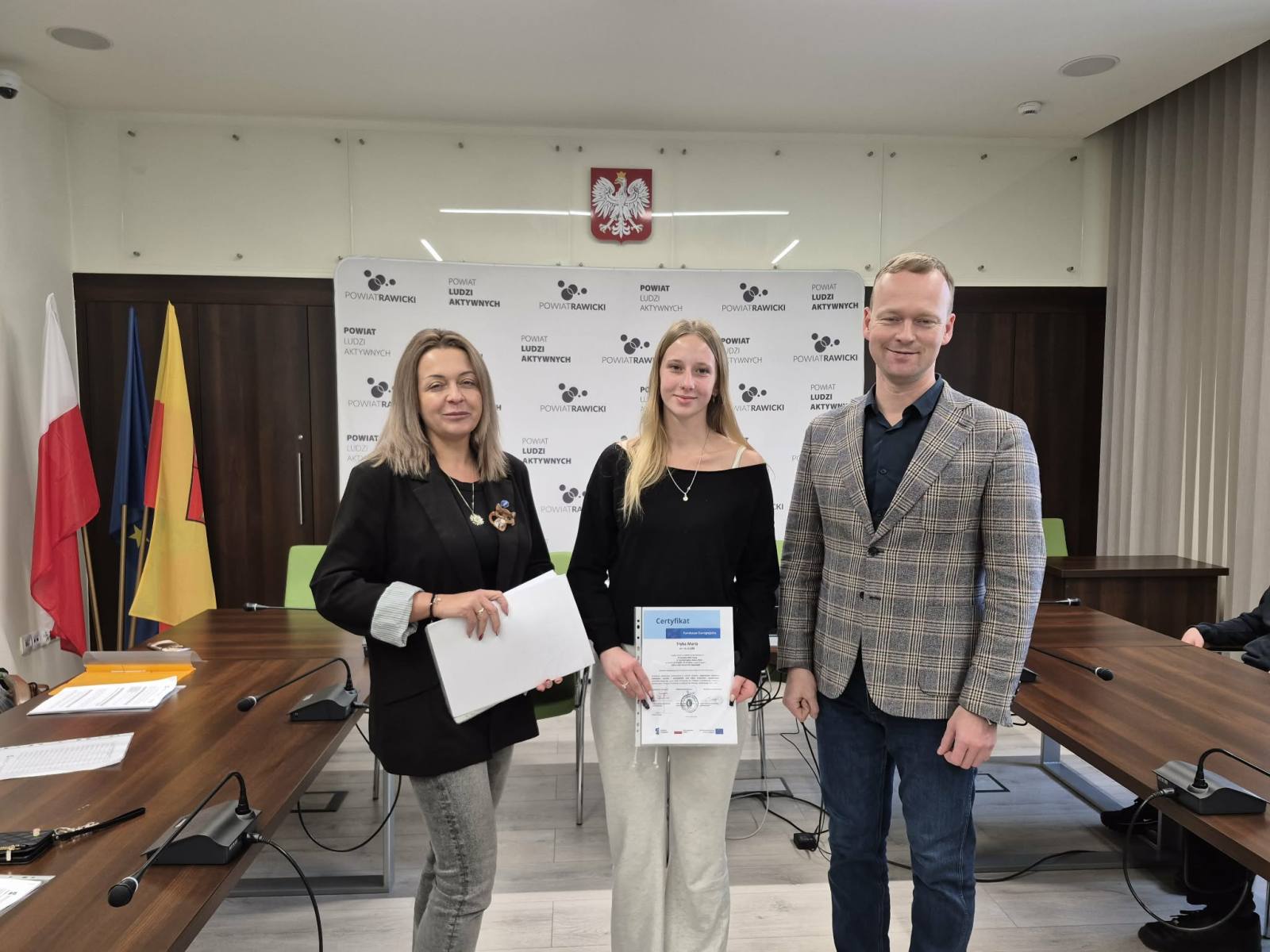 Działania upowszechniające projekt „Staże zawodowe – nowe otwarcie”