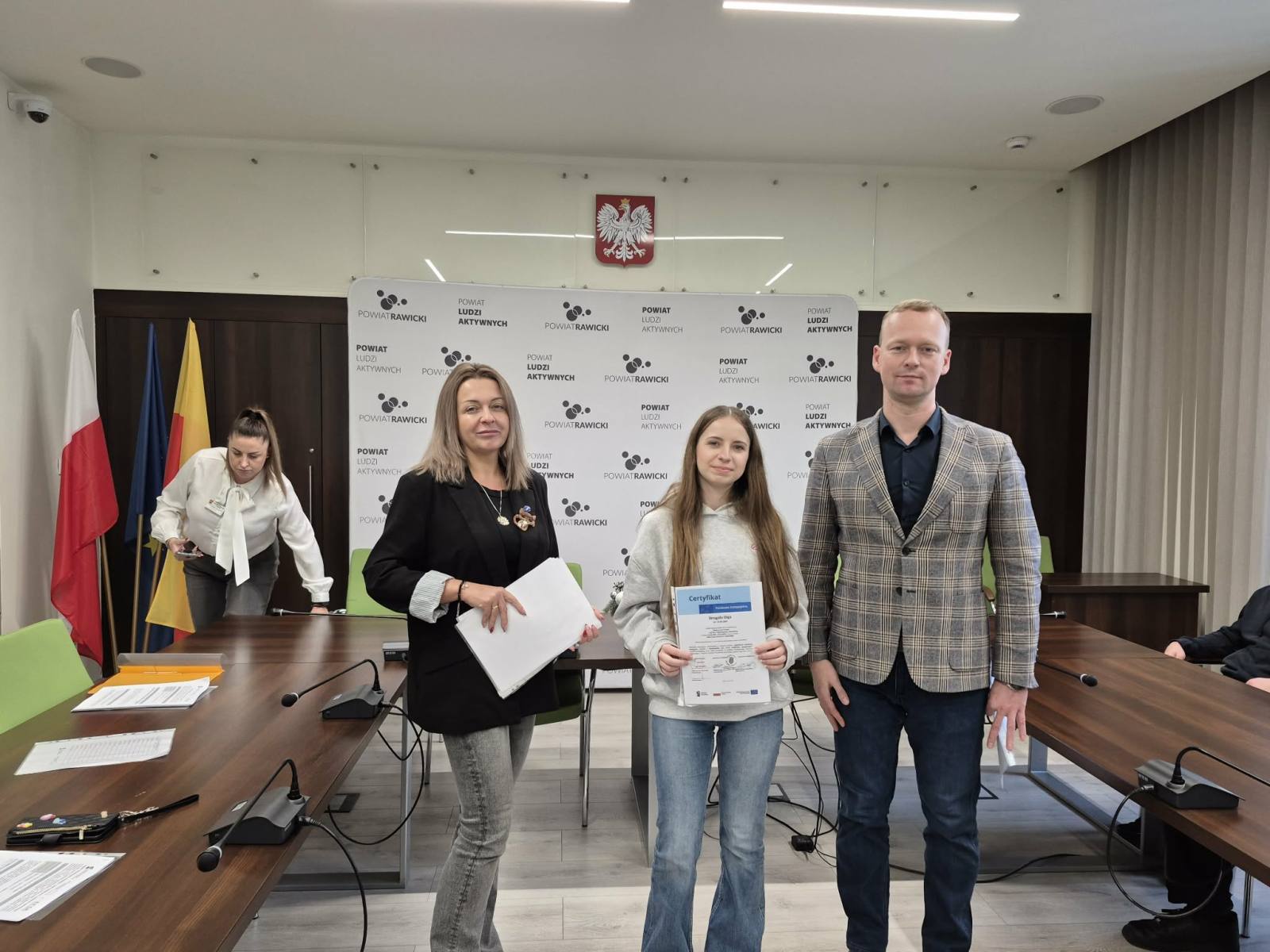 Działania upowszechniające projekt „Staże zawodowe – nowe otwarcie”