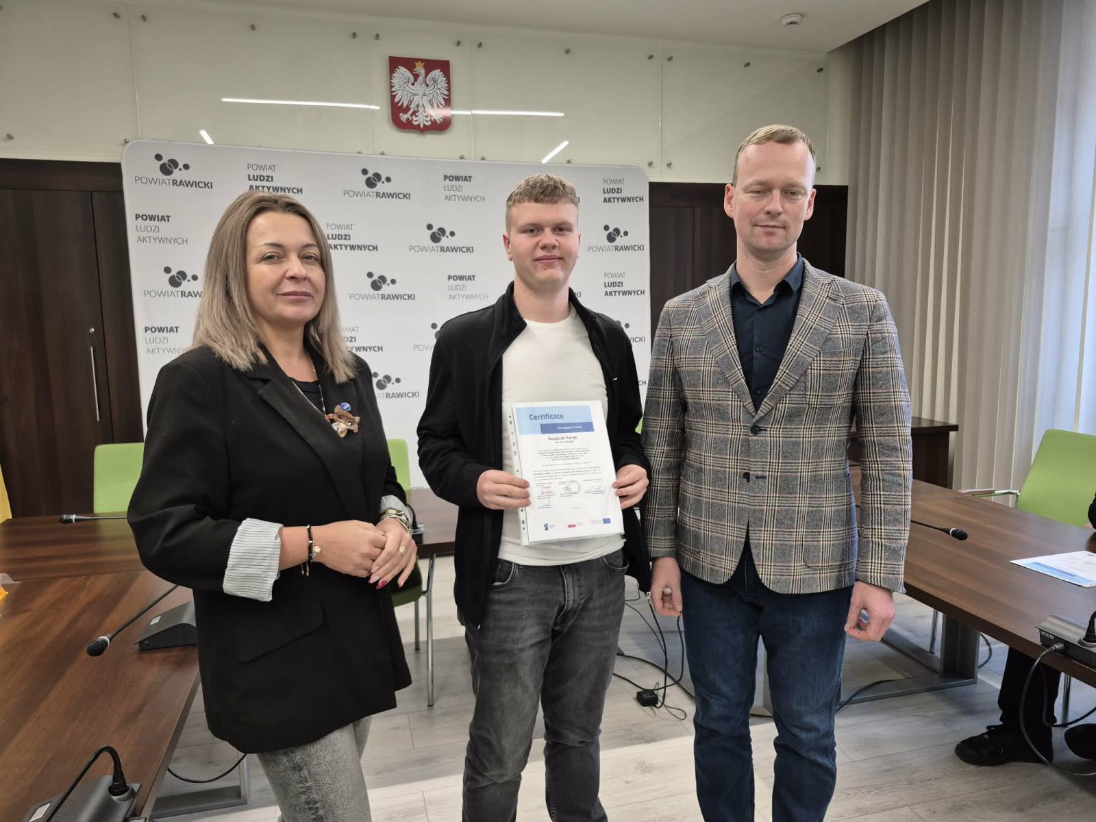 Działania upowszechniające projekt „Staże zawodowe – nowe otwarcie”