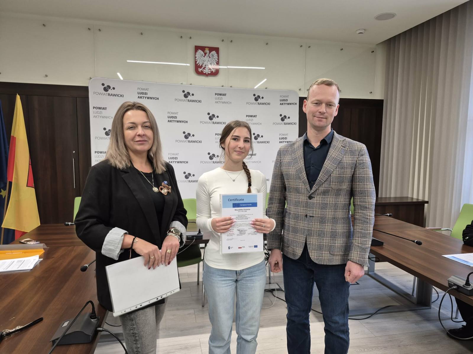 Działania upowszechniające projekt „Staże zawodowe – nowe otwarcie”