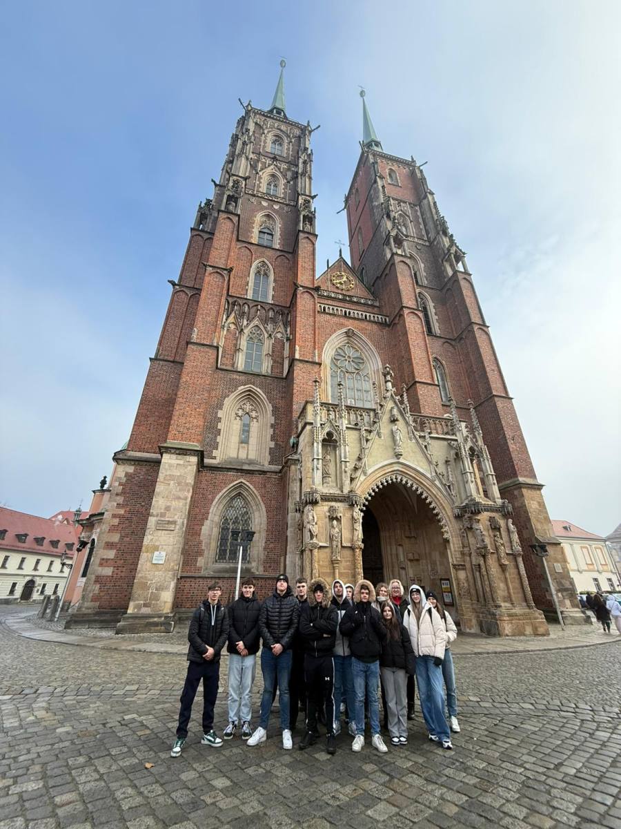 uczniowie klasy 4TB na wycieczce we Wrocławiu