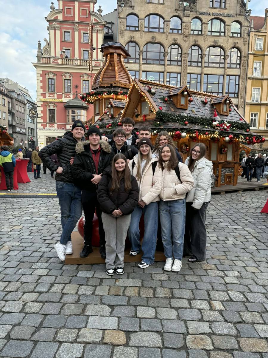 uczniowie klasy 4TB na wycieczce we Wrocławiu