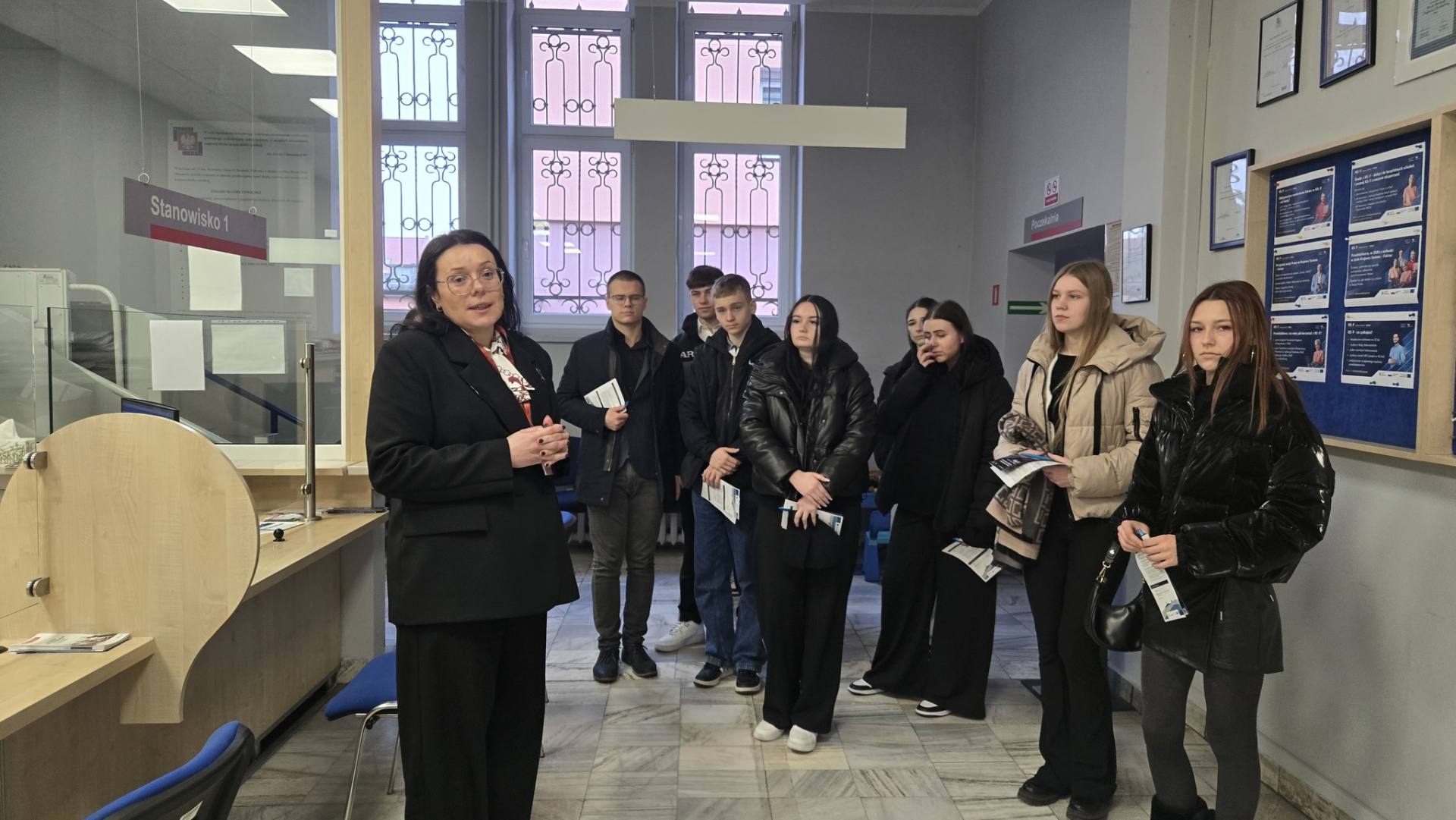 Udział uczniów w szkoleniu zorganizowanym przez Urząd Skarbowy w Rawiczu