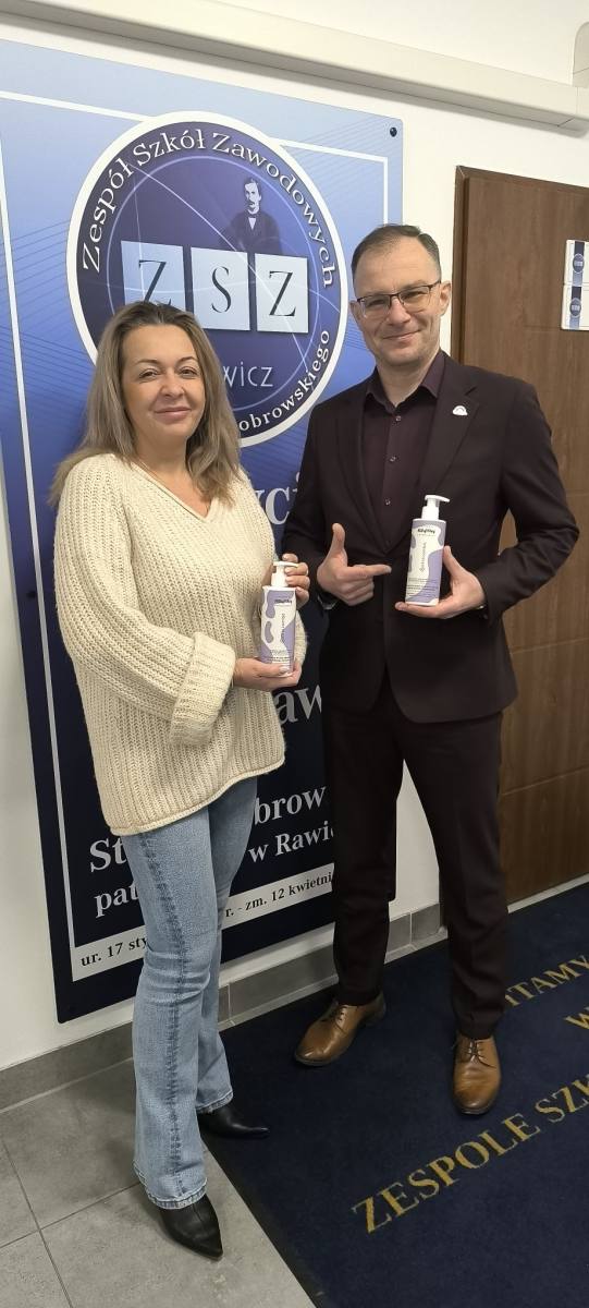 Spotkanie Pani Dyrektor Darii Jagły z Panem Jackiem Myśleckim