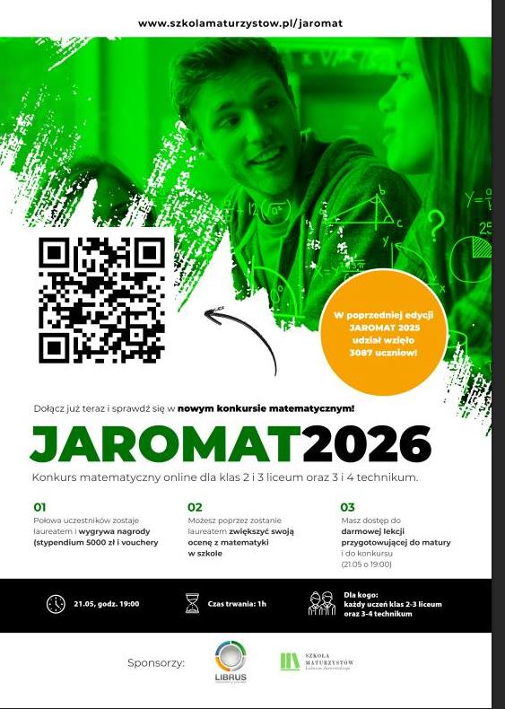 Konkurs matematyczny Jaromat