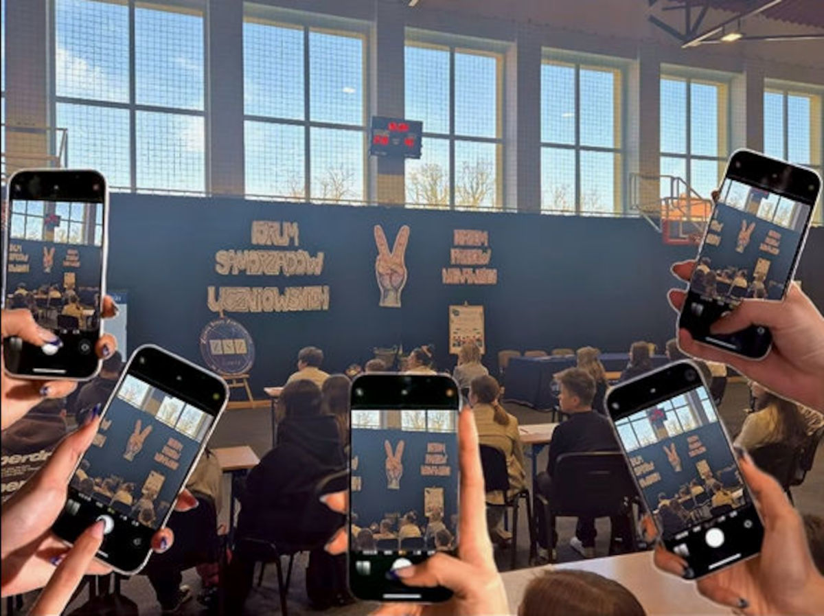 uczniowie podczas III Forum Samorządów Uczniowskich.