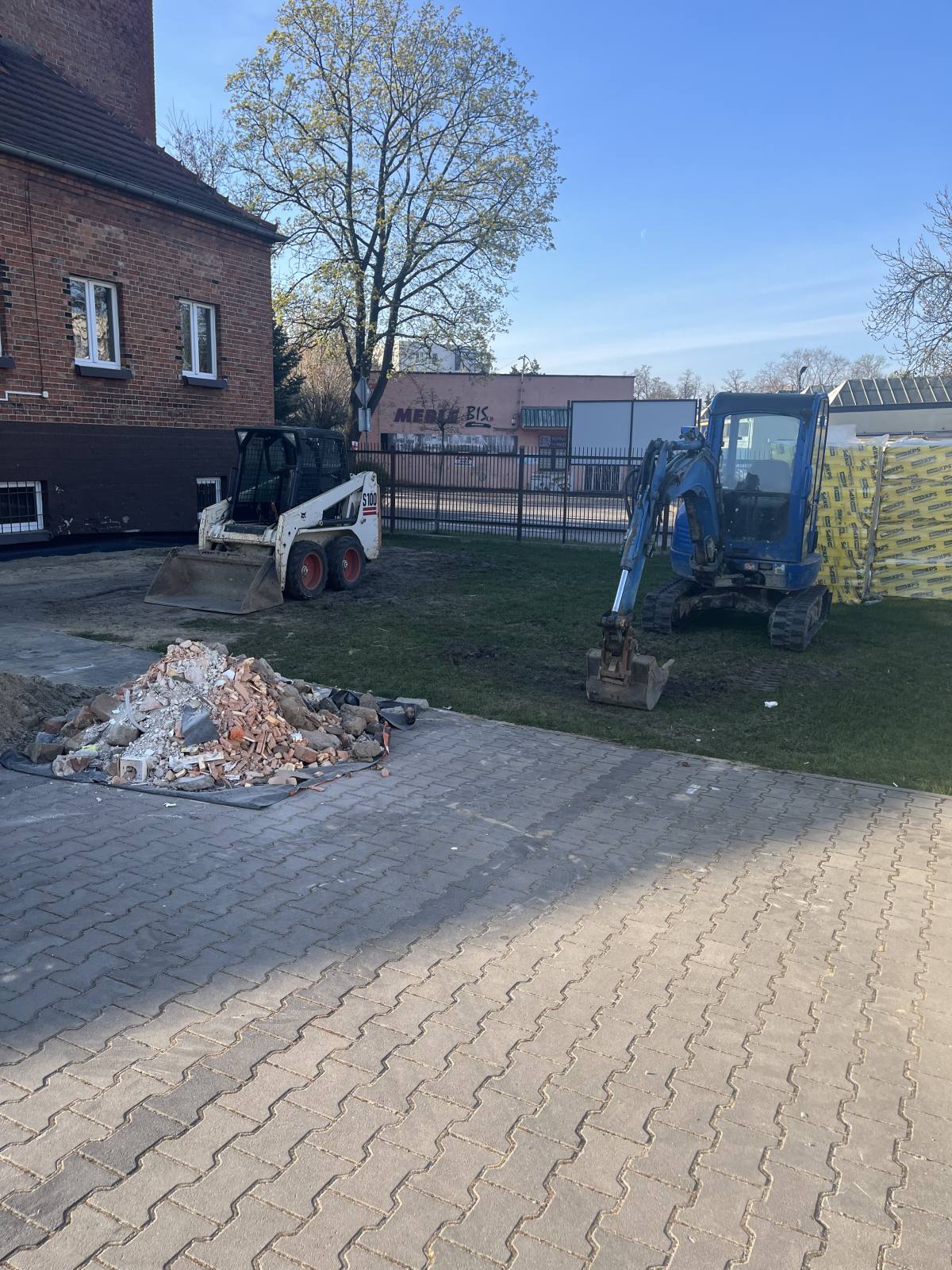 fotorelacja z remontu budynku A