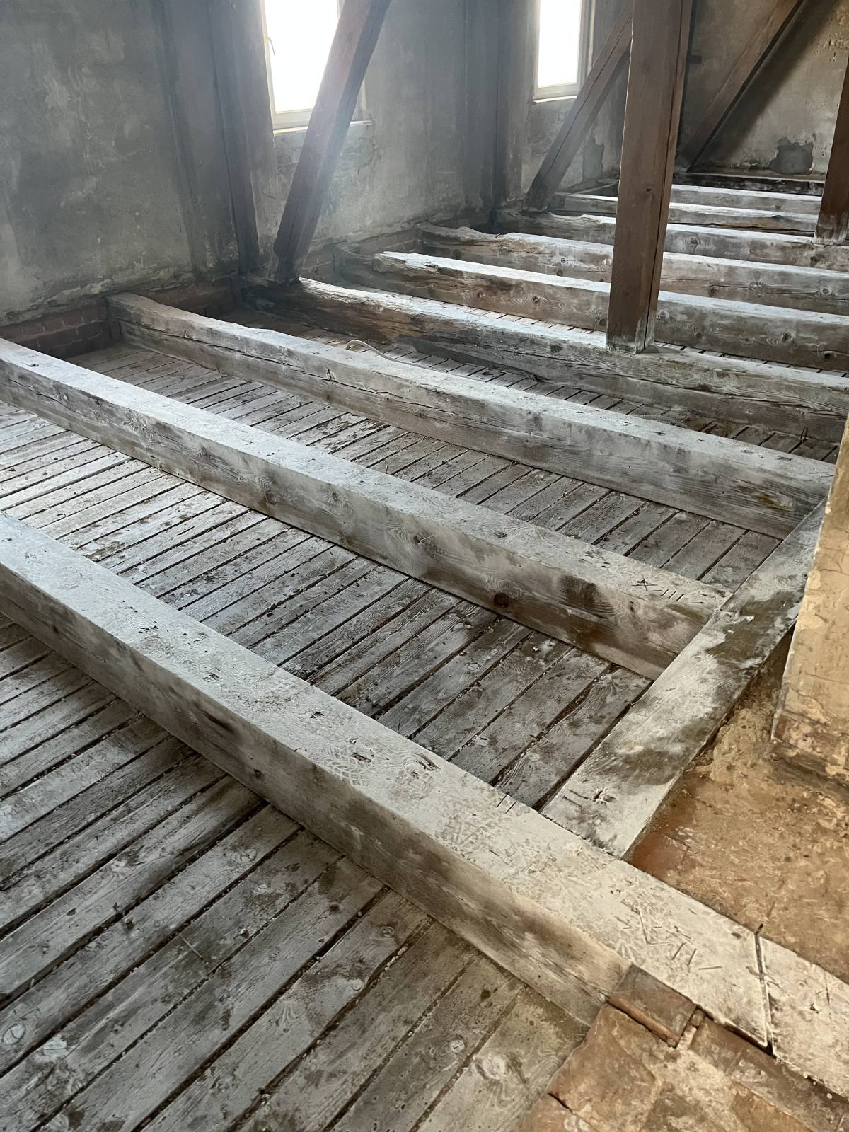 fotorelacja z remontu budynku A