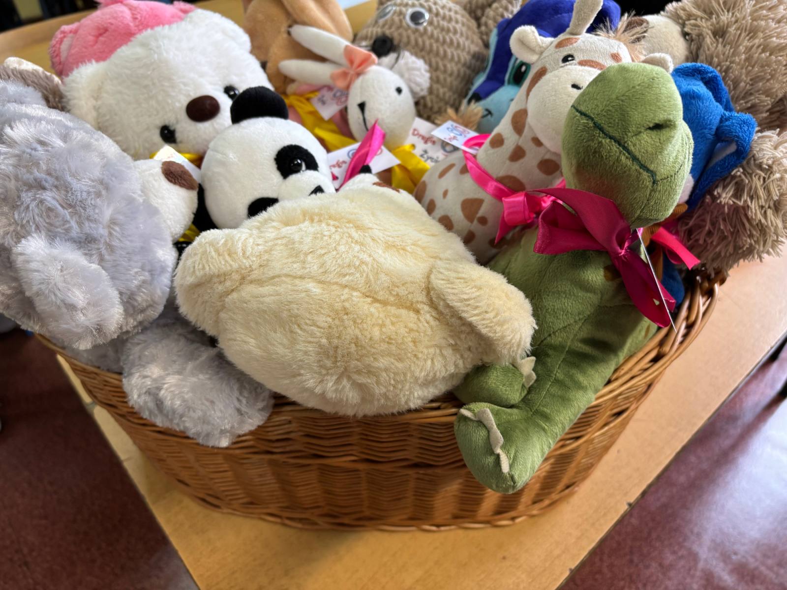 Maskotki przygotowane przez uczniów