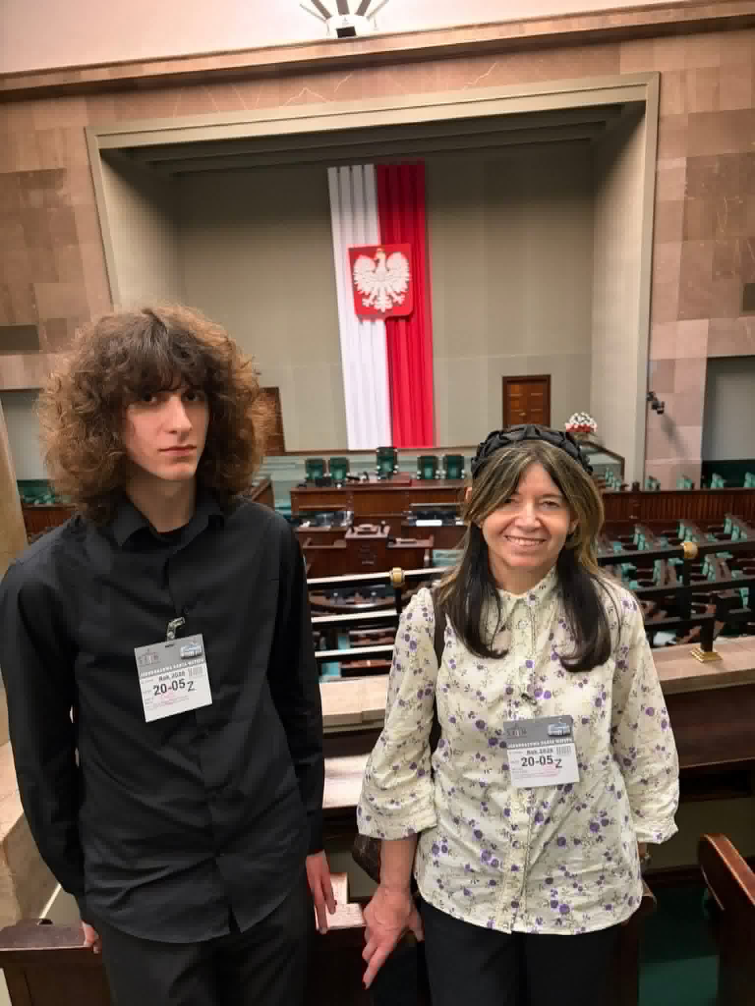Jakub, opiekunka w Senacie