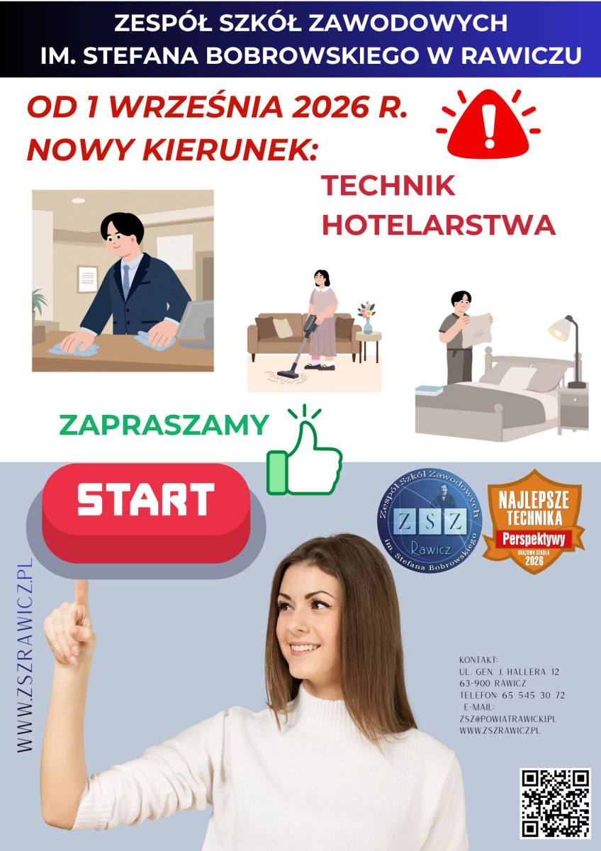 KIERUNEK: SUKCES. Zostań Technikiem Hotelarstwa!