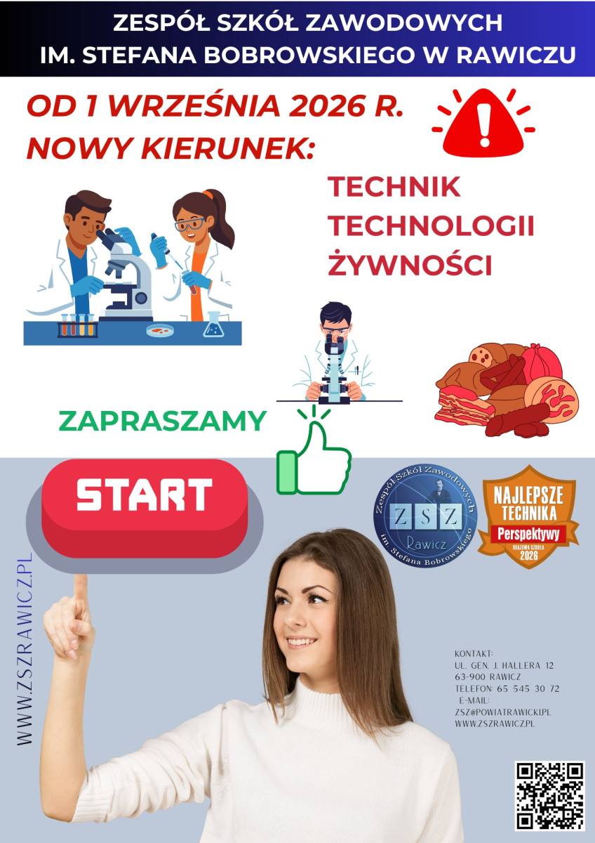NOWOŚĆ! Technik technologii żywności