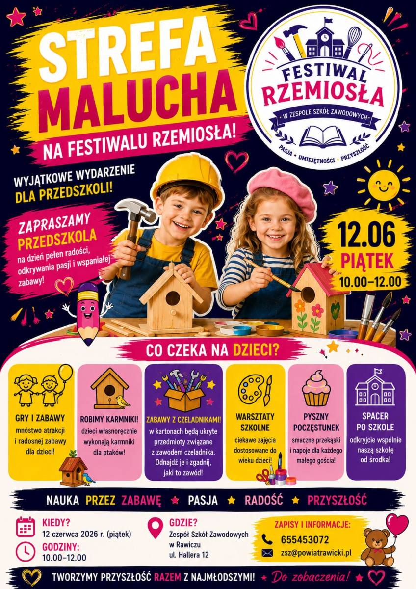 Strefa Malucha na Festiwalu Rzemiosła