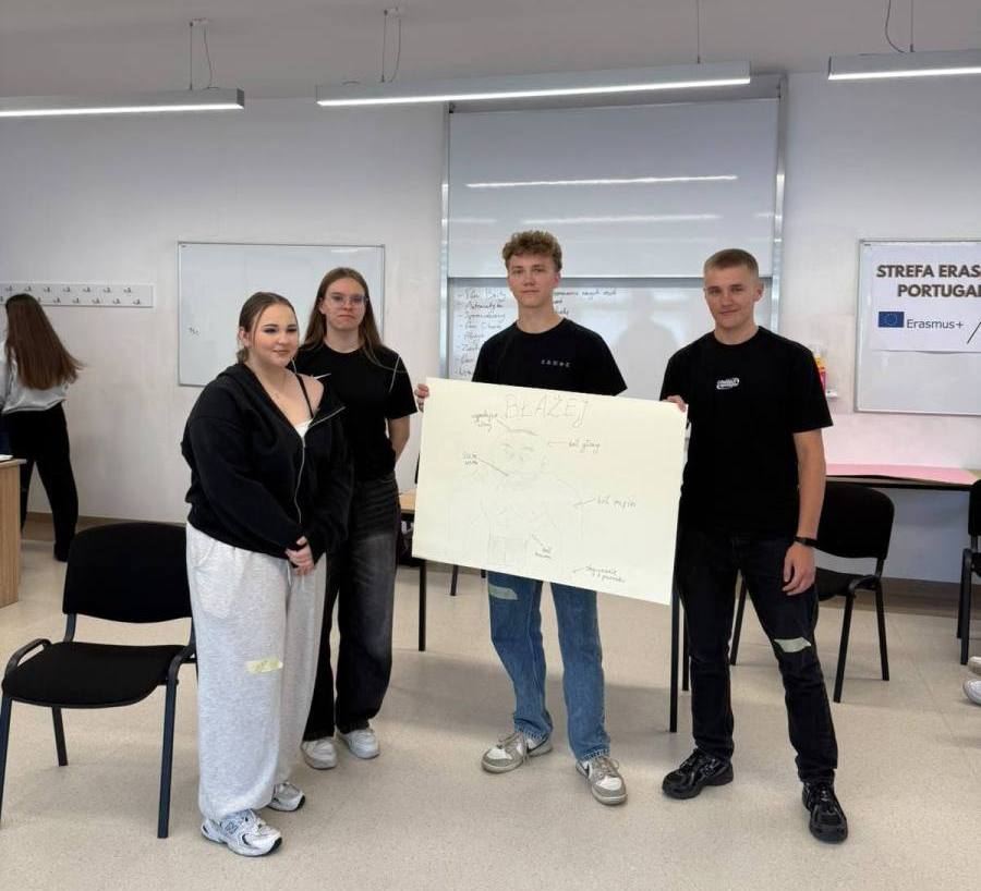 Sukces Projektu Erasmus+ w ZSZ w Rawiczu! Rozmawialiśmy o zdrowiu psychicznym i Portugalii