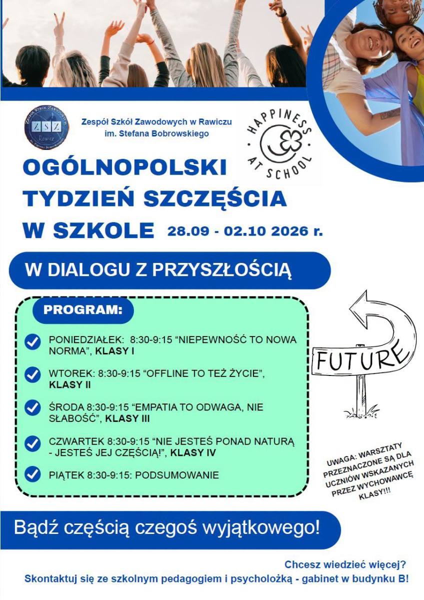 Ogólnopolski Tydzień Szczęścia w Szkole